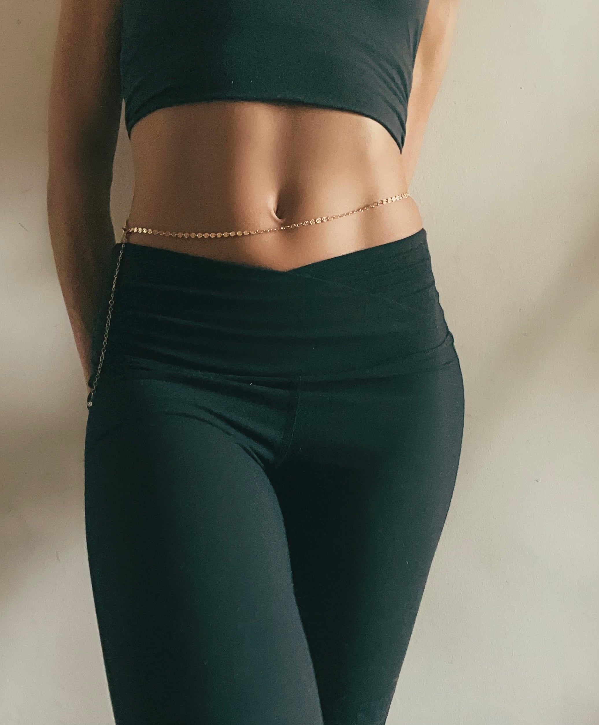 The Golden Hour Chain • 14k Gold-Filled Belly Chain / Necklace