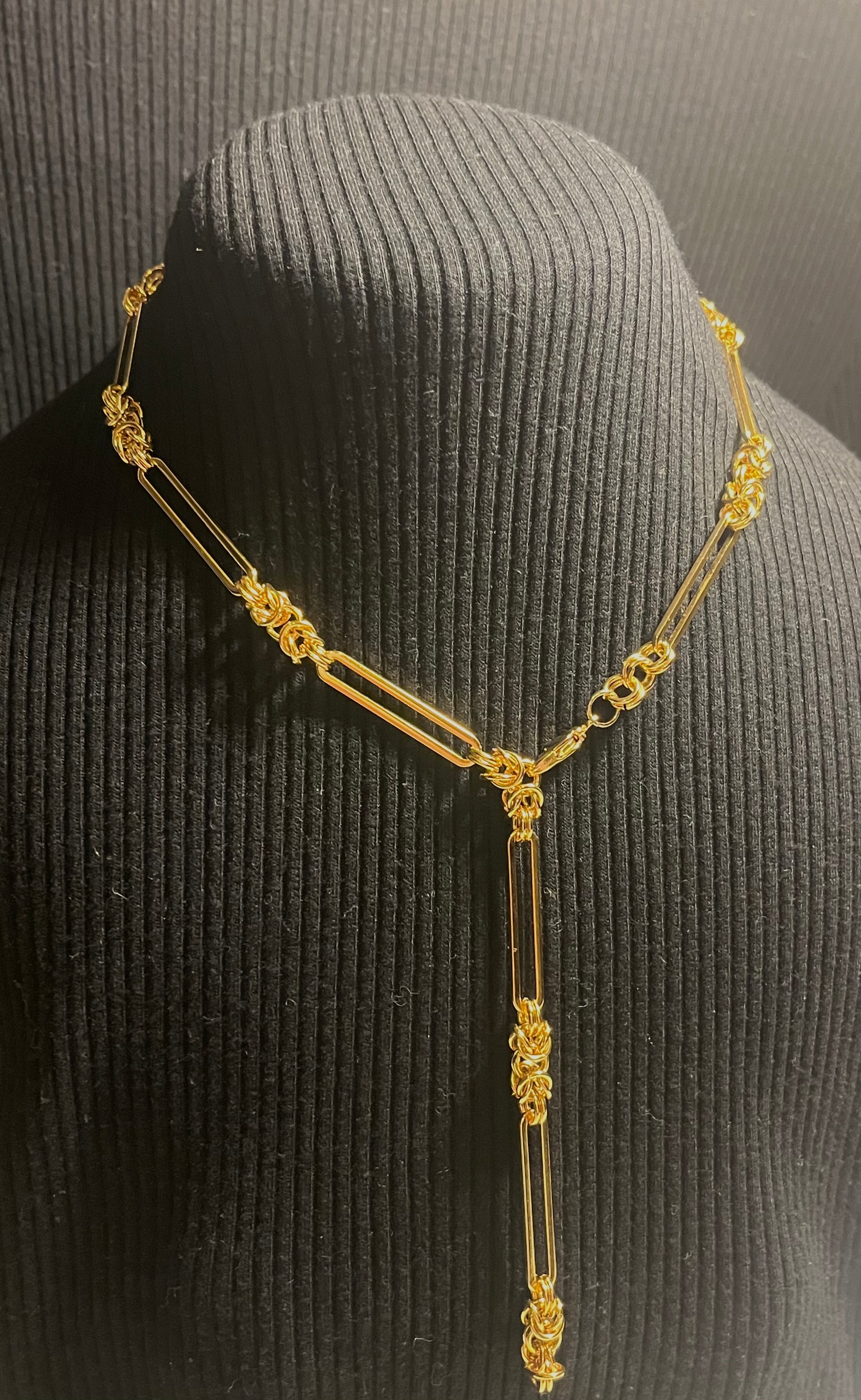 HEARTLINK PENDANT NECKLACE (14K GOLD-FILLED & PLATED)