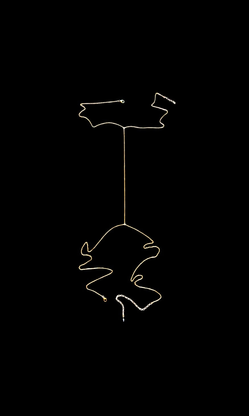 THE THREAD - SIMPLE GOLD BODY CHAIN