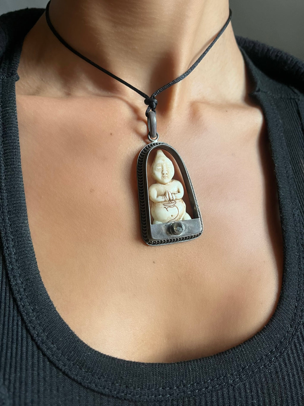 The Antique Buddha necklace