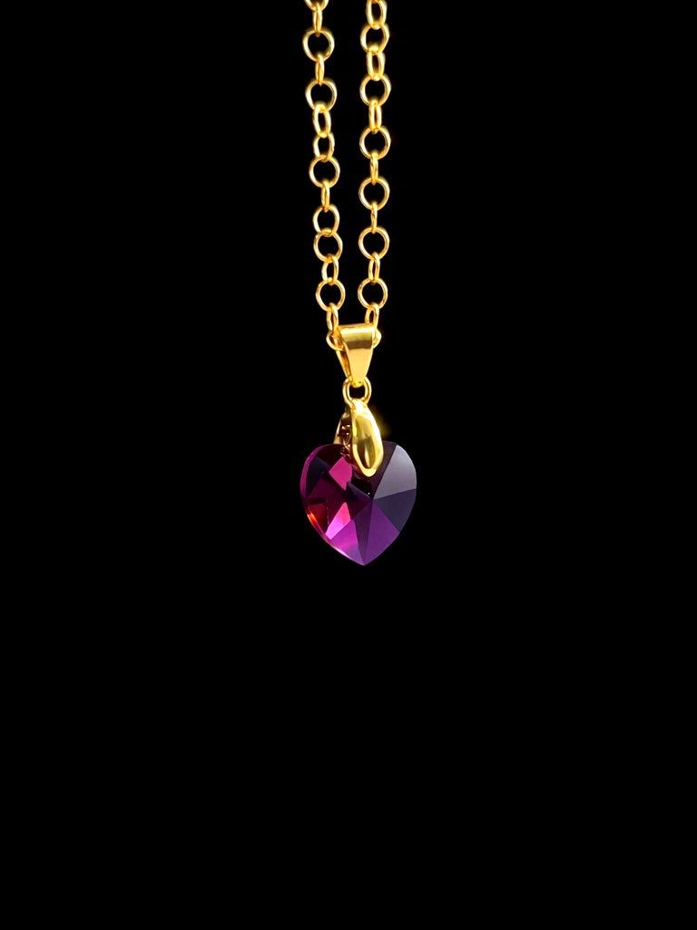 AMETHYST HEART PENDANT